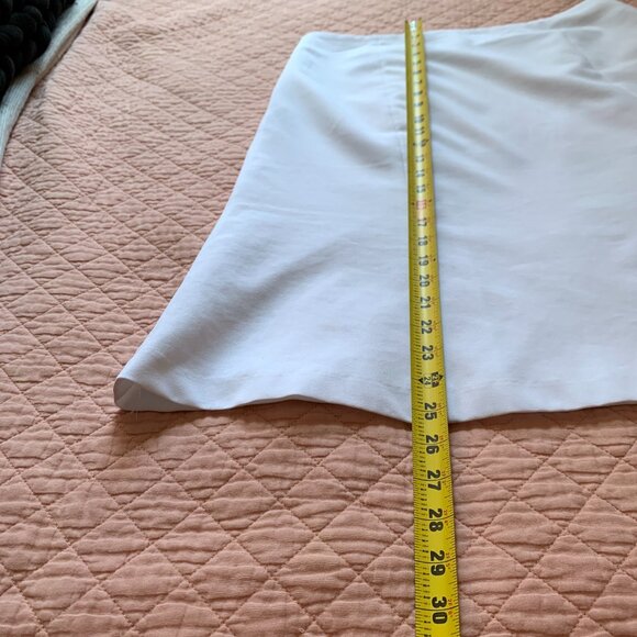 BEECHERS BROOK - Classic Vintage-Inspired White A-Line Midi Skirt - Size 12 - Picture 11 of 14